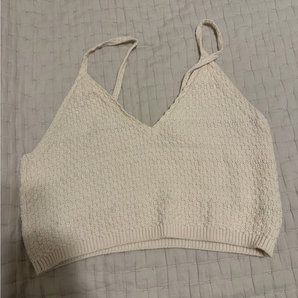 Wild Fable Ivory Knit Top